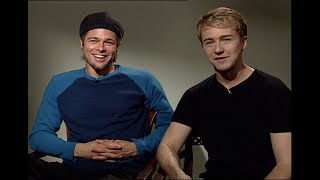 Rewind: Brad Pitt & Edward Norton 'Fight Club' interview  1999