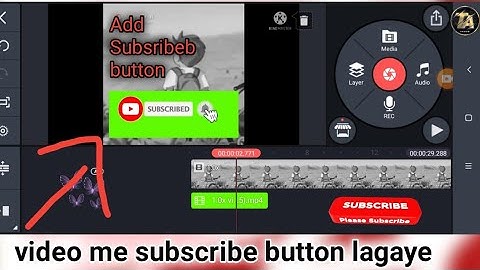video me subscribe button kaise lagaye, kinemaster se video making, #technicalabhijit 2021
