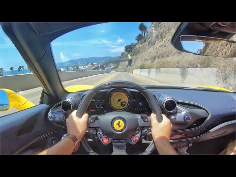 2020 Ferrari F8 Spider POV Test Drive (ASMR)