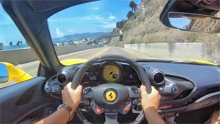 2020 Ferrari F8 Spider POV Test Drive (ASMR)