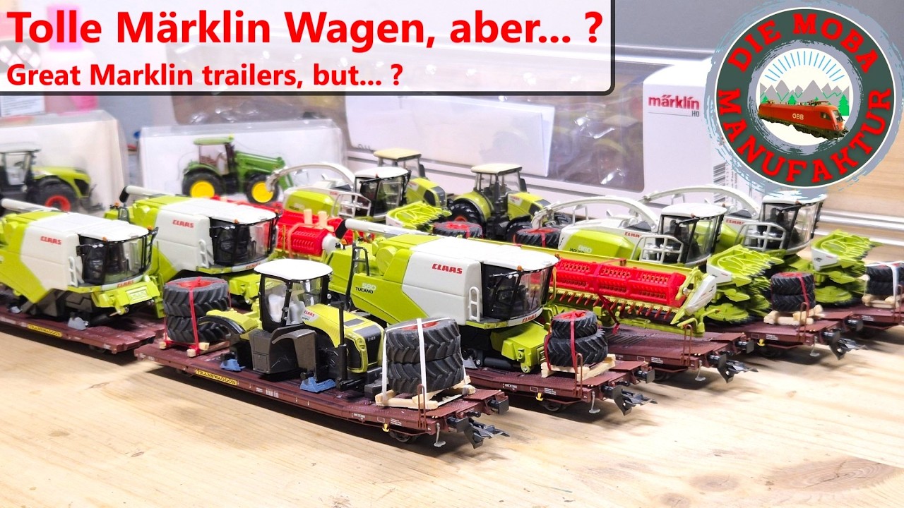 SUPER Wagen, aber...? Märklin Trix Flachwagen Laads 800B im Praxischeck -  Modelleisenbahn H0 1/87