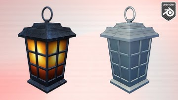 Lantern Modeling in Blender 3D