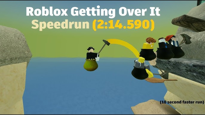 Getting Over It Speedrun World Record in 1:00.152 