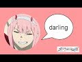 everytime zero two calls hiro "darling"