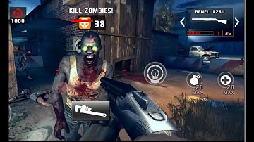 Dead Trigger 2: Beneli 828U gun, Heavy machine gun.most powerful gun