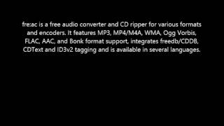 Download freac Free Audio Converter Here! Software