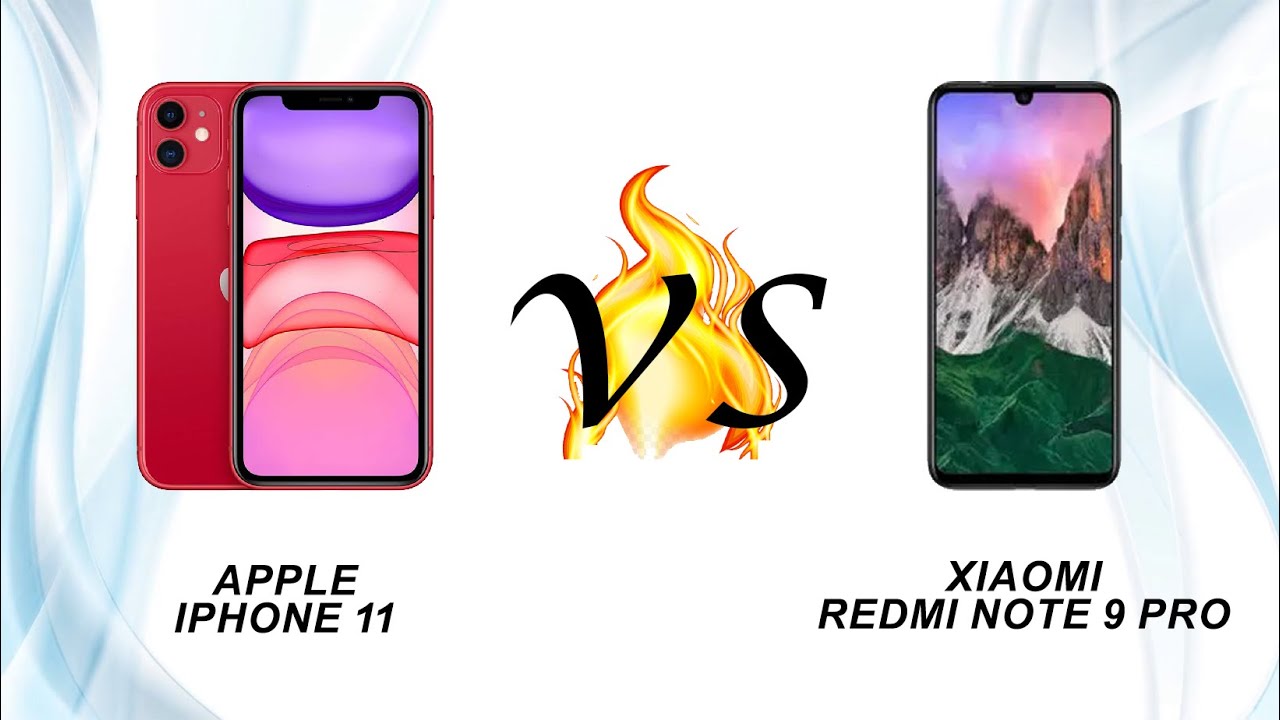 Redmi Note 9 Pro Vs Iphone 11