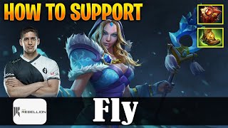 Fly - Crystal Maiden | HOW TO SUPPORT | SAFELANE | Dota 2 Pro MMR Gameplay