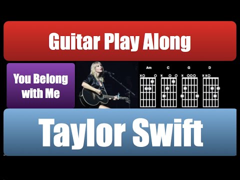 You Belong With Me Easy Guitar Lesson + FULL Playalong