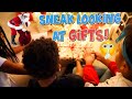 TRYING TO SEE PRESENTS ON CHRISTMAS EVE GONE WRONG! ( KIDS SKIT)