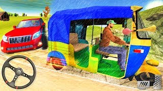 Prado vs Tuk Tuk Auto Rickshaw Racing Driving Simulator - Best Android GamePlay screenshot 2