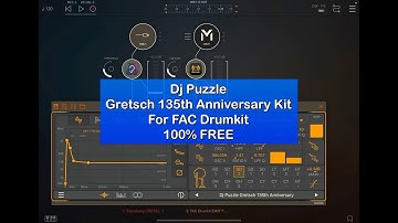 FAC Drumkit - New & Free Dj Puzzle Gretsch 135th Anniversary Kit with Install Instructions