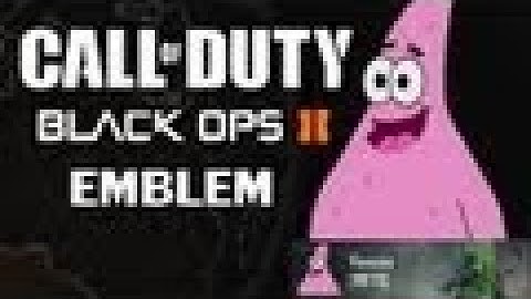 Black Ops 2: Patrick Star Emblem Tutorial (Speed Art)