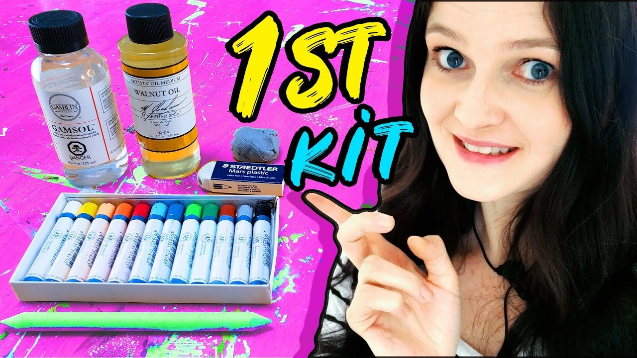 OIL PASTEL DRAWING KIT FOR BEGINNERS 🖍 Starter Kit + Supplies List 