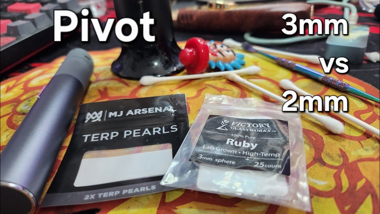 3mm vs 2mm terp pearls for the Puffco Pivot