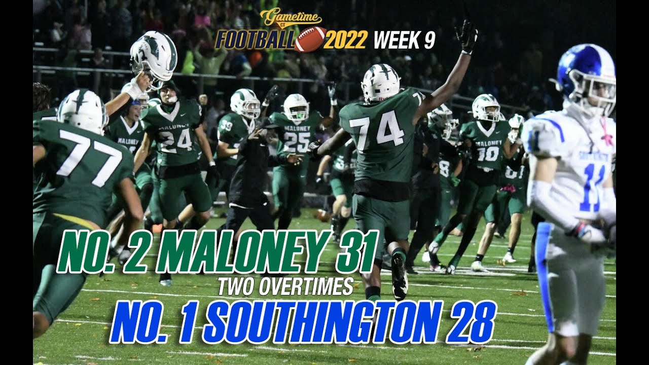 Scaramuzzo's 2OT field goal lifts No. 2 Maloney over No. 1 Southington
