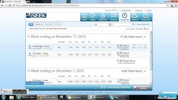 Client Online Timecard Video