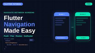 How to Navigate Between Screens in Flutter | Beginner to Pro | Hindi