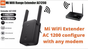 How to configure MI wifi Range Extender AC1200