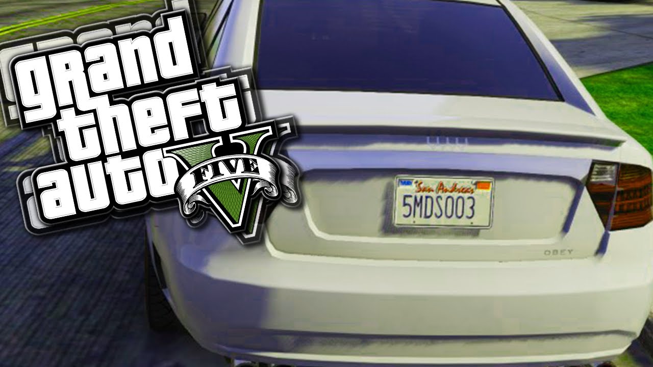 gta online license plate