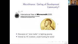 Lecture 17: Microfinance 1 with Emily Breza