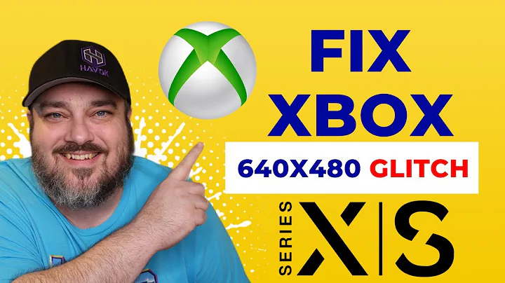 HOW TO FIX XBOX 640 X 480 GLITCH - XBOX SERIES X|S ONE