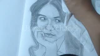 MELUKIS WAJAH REBECCA KLOPPER VIRAL 47 DETIK #rebeccaklopper #melukiswajah #47detik #sketsa #gambar