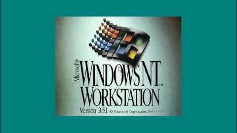 Windows NT 3.51 Workstation in Microsoft Virtual PC 2004