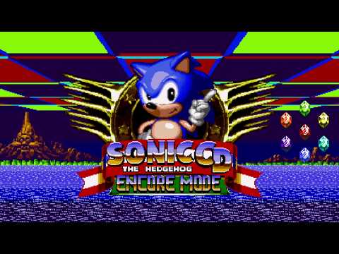 Sonic CD Encore Mode (All Time Stones) Gameplay