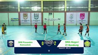 Download Lagu SMK Pasundan Rancaekek vs SMA Negeri 21 Bandung | Futsal Exhibition Championship MP3