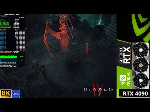 Diablo IV Beta High Settings 8K | RTX 4090 | i9 13900K 6GHz