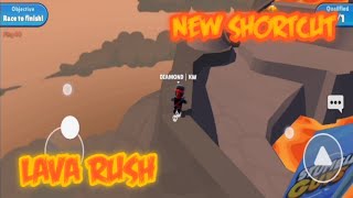 New Shortcut Lava Rush - STUMBLE GUYS INDONESIA