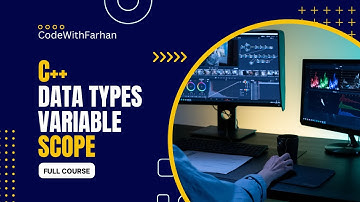 Variable Scope & Data Types in C++ in Urdu || C++ Tutorials for Beginners #4 || CodeWithFarhan