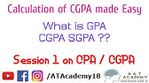 How To Calculate Gpa And Cgpa Grade Point Average Hd Youtube