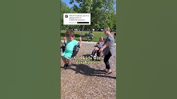 Help BUILD INCLUSIVE playgrounds! #shorts #inclusion #recess #playground #nonprofit