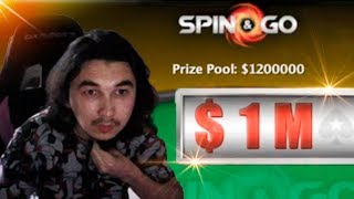 MiracleQ СОРВАЛ ДЖЕКПОТ НА 1200000$ В SPIN AND GO/ Biggest WIN Poker Spin And Go