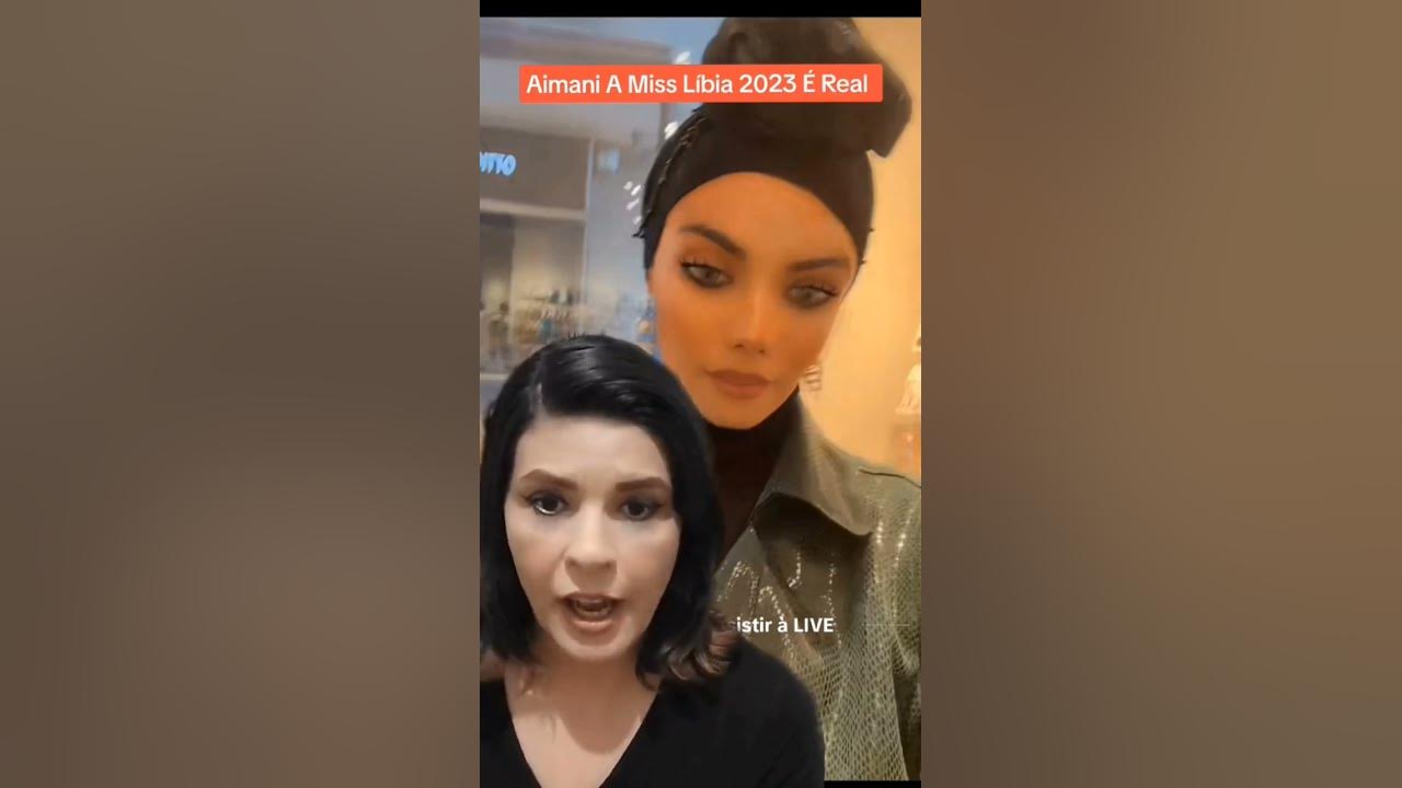 Aimani Kadafi Miss Líbia 2023 É Real 👑 Ela Está Fazendo Lives No Tiko