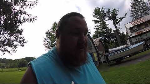 Throwing axe with mounted GoPro... bullseye! (Homemade tomahawk)