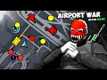 Mk1 king vs huge war at the airport i gta online 10vs2