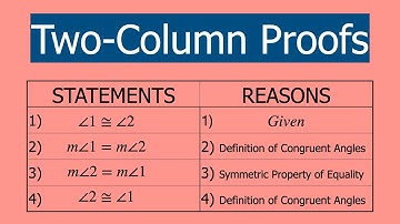 Two-Column Proofs