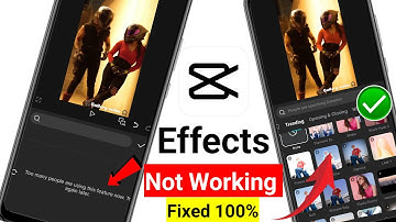 Capcut Too many people are using this feature now try again later |Capcut effect not working problem