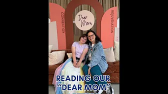 Reading our "Dear Mom" Letters