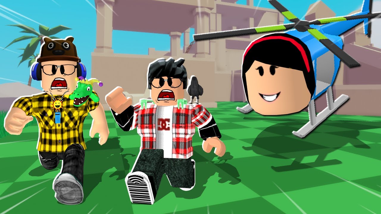 TIA GRAÇA VIROU O HELICÓPTERO E VELHOTE E NOVOTE TENTARAM SE ESCONDER! - ROBLOX (HELI RUSH)