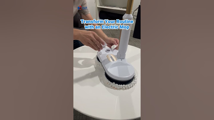 Effortlessly Achieve Spotless Floors with This Electric Mop!