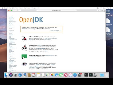 How to Install OpenJDK 11 in MAC macOS Mojave - 2019