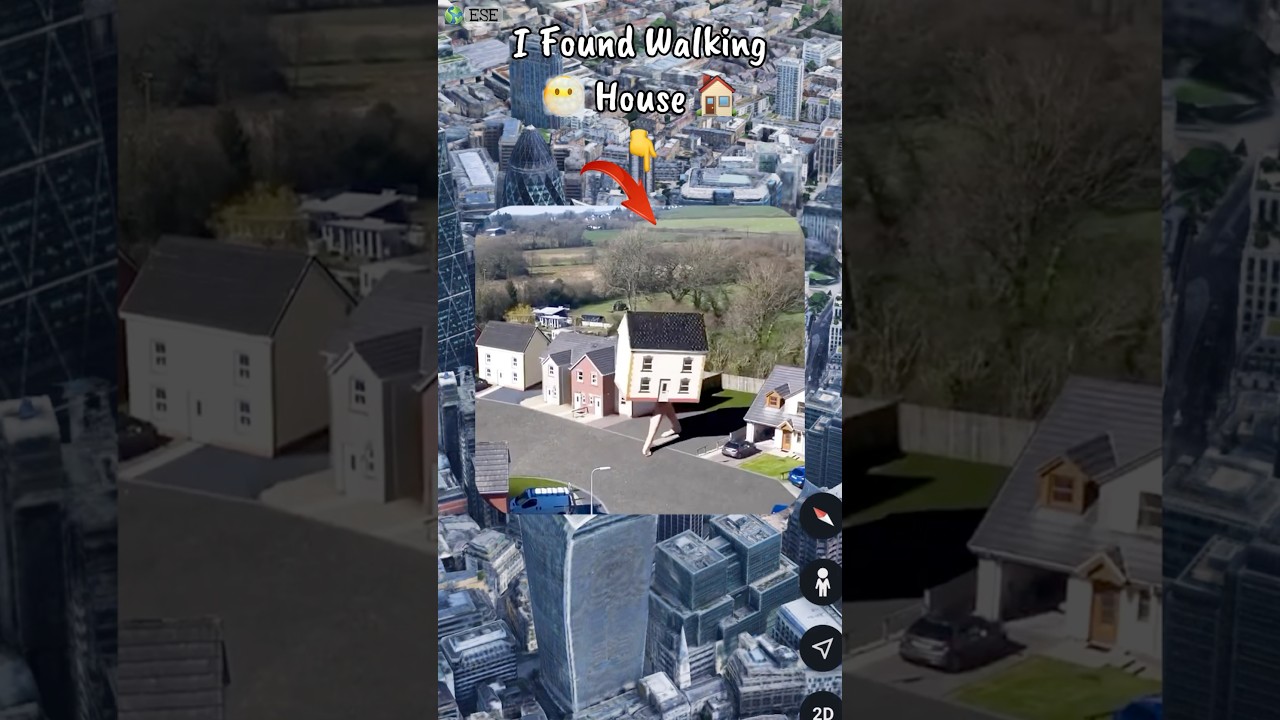 I Found Walking House 🏠 on google earth and google maps 🌎! 
