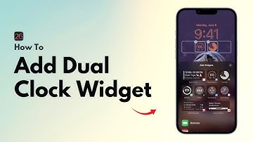 iOS 18.5: How To Add Dual Clock Widget To iPhone Lock Screen