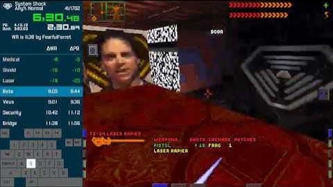 System Shock: Enhanced Edition - Any% Default Difficulty Speedrun in 10:55 (Live Footage)