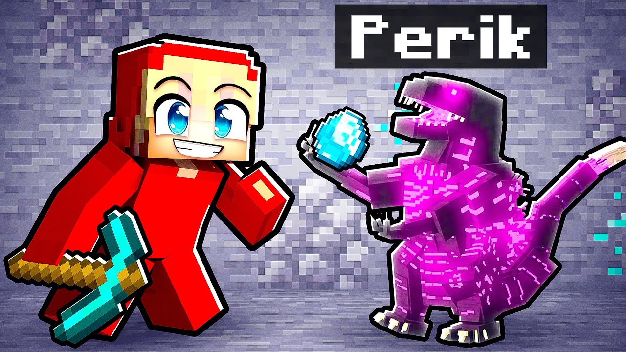 Spelar Som En HJÄLPSAM GODZILLA i Minecraft!