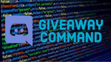 How to code a Discord.js Bot | Video 15 | Giveaway Command